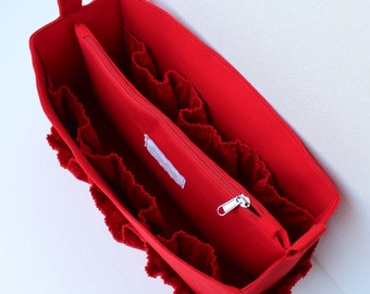 Extra Large Diaper Bag organizer with elastic pockets - Purse organizer insert to fit Tory Burch bag