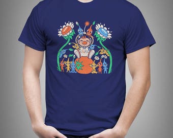 Friendly Alien Flora - Pikmin T-Shirt // Olimar Shirt // Cute Video Game T-Shirt