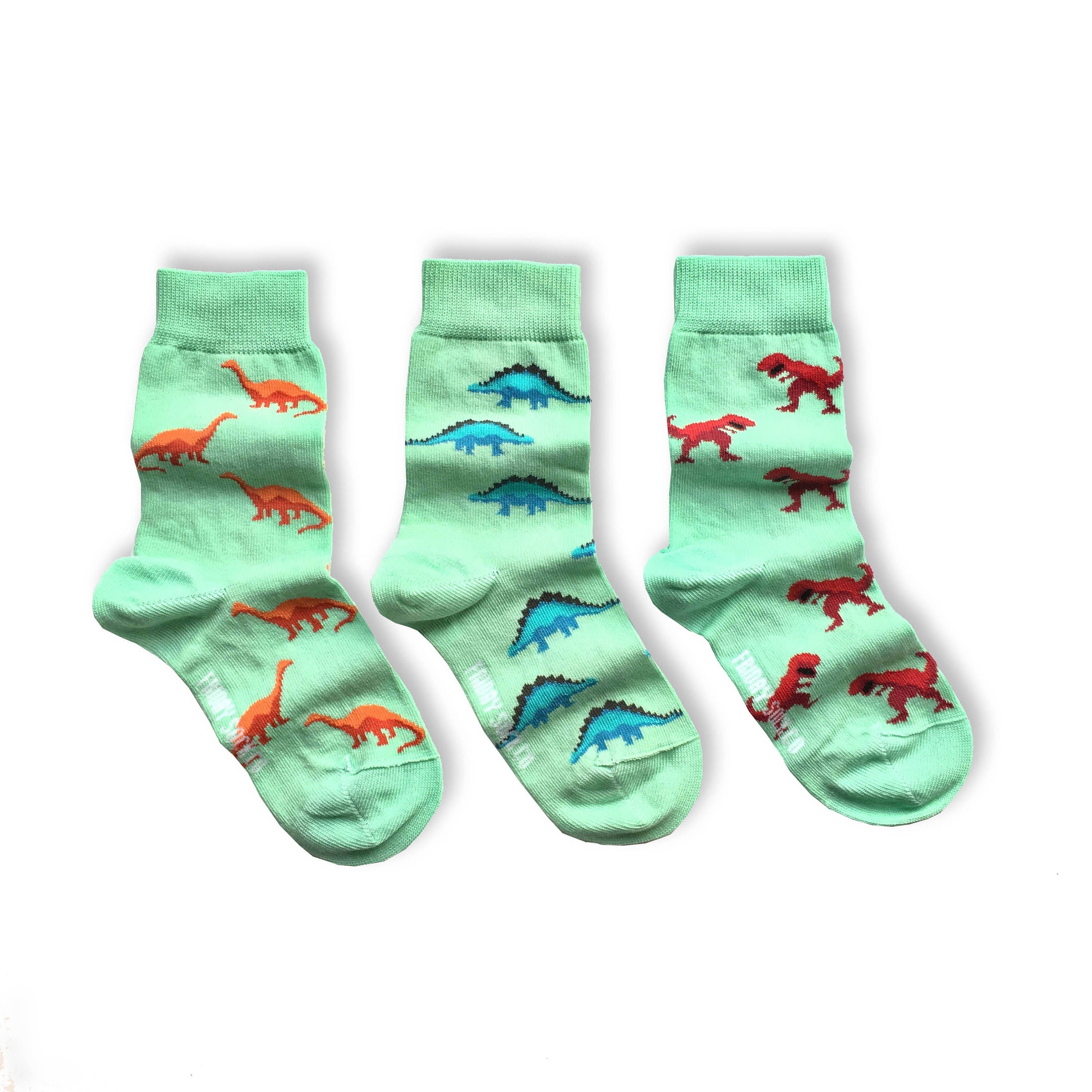 KIDS Socks Mismatched Socks Dinosaurs Fun Socks Crazy