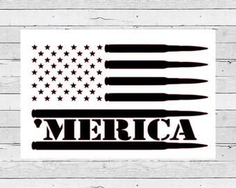 Download Merica sticker | Etsy