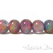 World's Fair Colorful Art Beads that include the Pantone 2017 color palette - Island Paradise Pale Dogwood and Niagara - Unique Gift for Mom