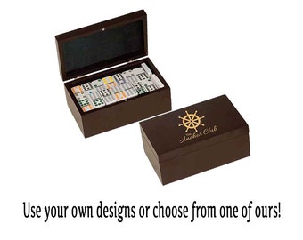 Personalized 92 Domino Game Gift Set
