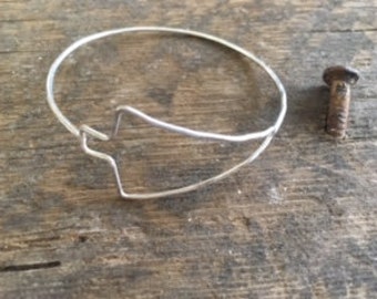 Sterling Silver Arrowhead Bangle.