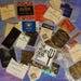 Decoupage paper, lot of used various wine labels