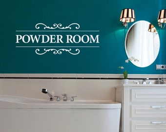 Powder room wall art | Etsy