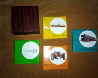 Vintage 1968 Time Life Classics Of Transportation Books Set of 4 (6"x 6")