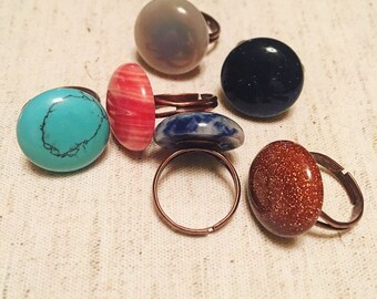 Gemstone Statement Ring