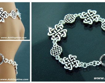 Celtic Love Knot Toggle Bracelet, irish bracelet, Love Knot, Celtic Bracelet, toggle bracelet, celtic Jewelry, irish jewelry,JPEW5587