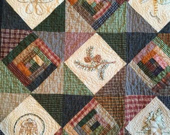 Cabin Homespun Quilt