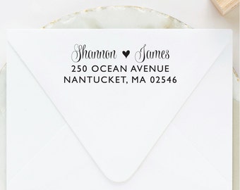 Return Address Stamp Self Inking, Self Inking Custom Stamp, Rubber Address Stamp, Wedding Stamp, Address Stamp Self Ink, Wedding Stamp