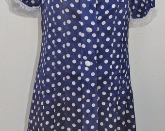 Vintage 60's polka dot dress Size 36 FR