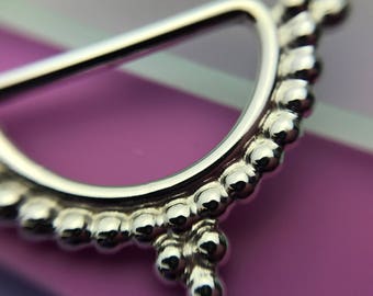 Divine Nipple Ring - Solid Sterling Silver - Piercing Ring
