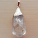 Natural Rock Crystal Quartz Pendant