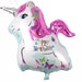 Girls unicorn foil helium balloon