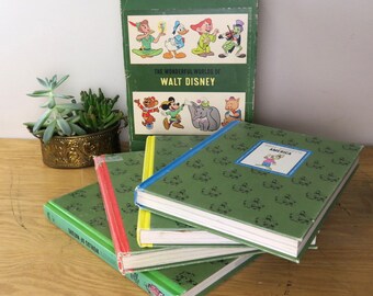 Vintage The Wonderful Worlds of Walt Disney Four Book Set