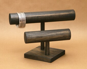 2-Tier Bracelet Display Watch Display T-Bar / Bracelet Stand / Watch Stand / Jewelry Holder / Large Bar 4.5:7.5 / BR006