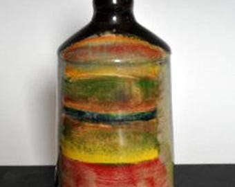 Hand thrown ceramic bottle 160cm.
