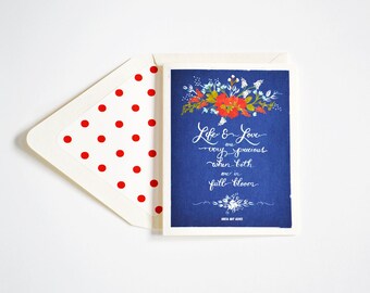 Life and Love are very precious Card