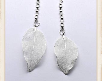 Silver Whispers Earrings