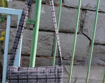 Black Messenger, Mens Bag, School Bag, Student Bag, College Bag, University Bag, Recycled Bag, Messenger Bag, Black bag, Bag, Black Handbag