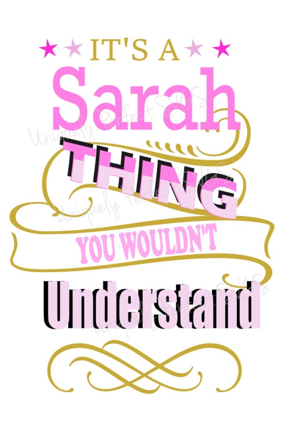 Its A Name Thing Cutting File Svg Png