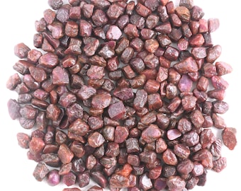 Best Quality 50 Piece Natural Ruby Rough,LooseGemstone,Rough Ruby,6-8MM Approx,Red Ruby,Making Jewelry,Undrilled,Natural Raw,Wholesale Price