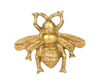 Golden Gold Busy Bee Drawer Knob Drawer Handle