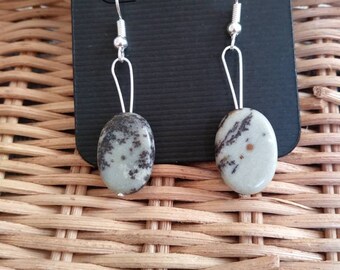 Chohua Jasper Natural Stone Earrings (Nickel Free Hooks)