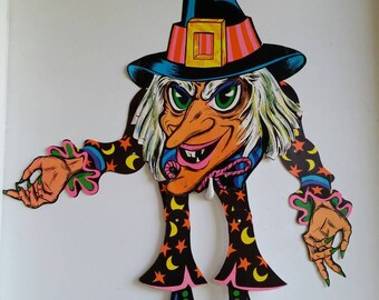 VTG Beistle Witch Cut Out