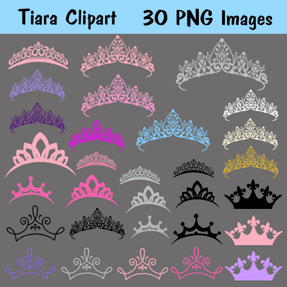 Download Tiara Princess Clipart Clip Art INSTANT DOWNLOAD Crown
