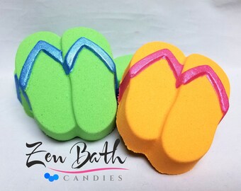 Flip Flop Bath Bomb | Summer Bath Bombs | Kid Bath Bombs | Vegan Bath Bomb