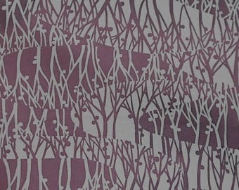 Vintage Japanese Silk Kimono Fabric Bare Landscape