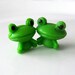 Where The Bullfrogs Leap - Needle Buddies - Small Sock Size Double Pointed Needle DPN Holders