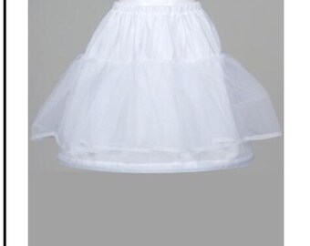 Petticoat Underskirt Full Length for Communion Dresses