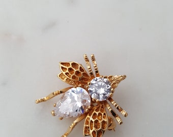 Vintage bee brooch/ bee pin /bee brooch/ bees/ bumblebees/honeybee