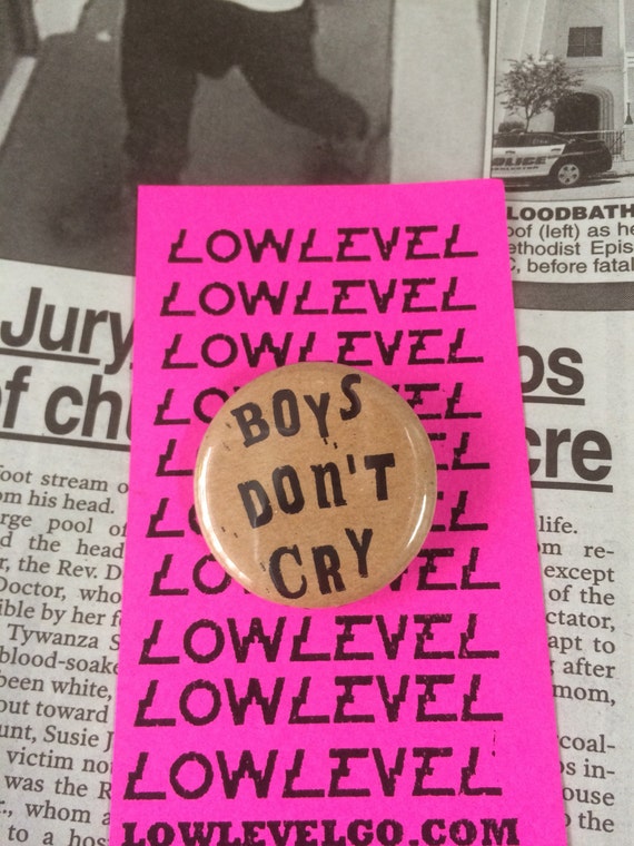 Boys Don't Cry 1.25" pinback button The Cure