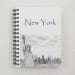 Large Notebook Statue of Liberty Sketch Natural White