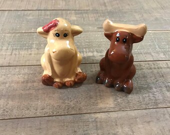 Moose Salt and Pepper Shakers, Salt and Pepper Shakers, Alaska