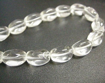 12pc 12x7mm twisted glass bead-2584