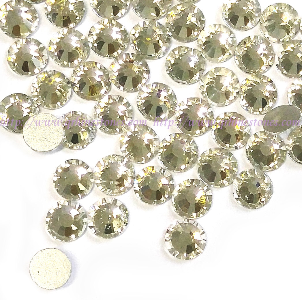 ss30 Clear Rhinestone in Bulk flat back crystal 6mm HIGH