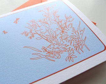 Wild Fields Folded Note Cards - Set of 25