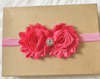 Coral Headband, Baby Headband, Infant Headband, Newborn Headband, Baby Girl Headband, Toddler Headband, Girls Headband, Headband, Baby Girl