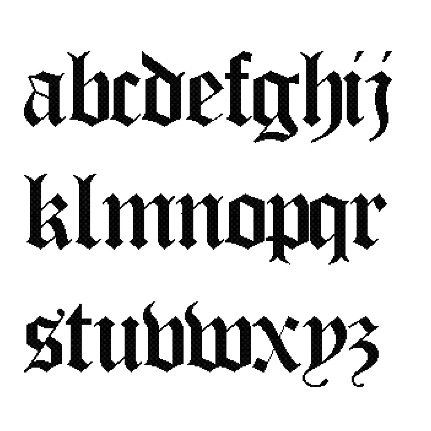 old english fonts for the letter b