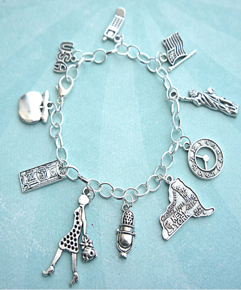 New Yorker Charm Bracelet-New York City Charm Bracelet