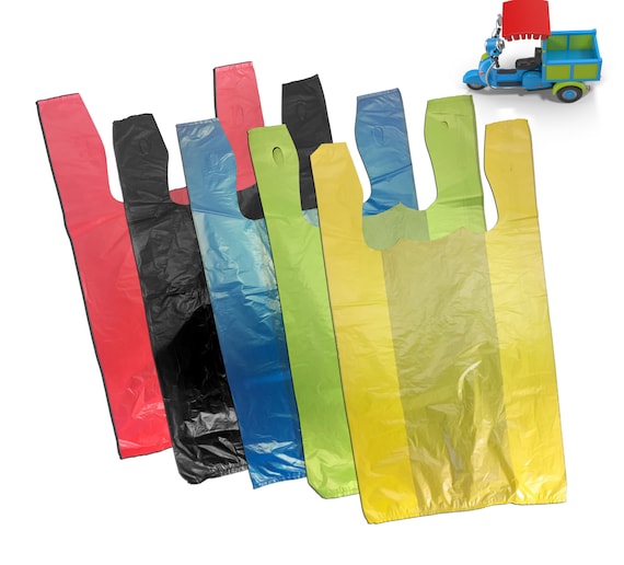 11 x 21 Colored PLASTIC MERCHANDISE Bags TShirt Bags