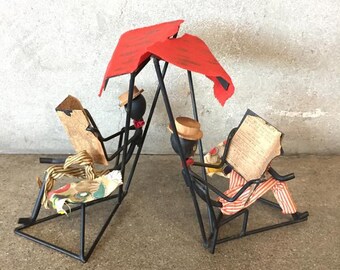 Mid Century Metal Bookends (8QFGJQ)