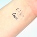 Love Braille Tattoo Braille Temporary Tattoo Valentine