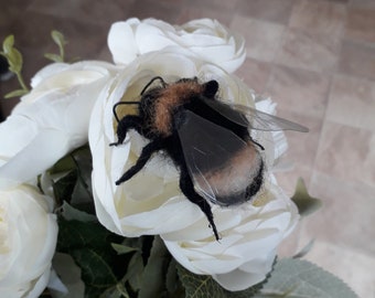 Needle felted Bumble Bee