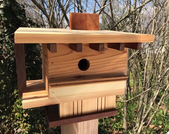 Midcentury birdhouse | Etsy Midcentury birdhouse | Etsy