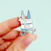CRAFTY B*TCH hard enamel pin | Lapel pin | pin badge | Cute lilac blue scissors | bright pastel | arts and crafts | Stocking Fillers